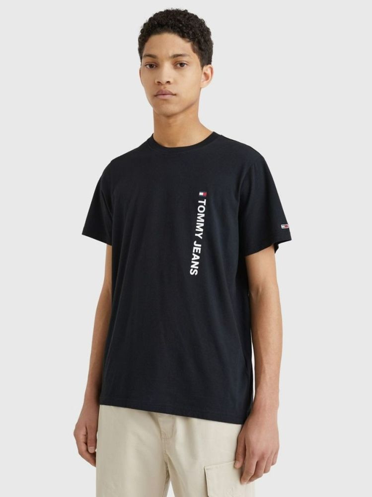 Tommy Jeans Black Crewneck T-Shirt Size: S
