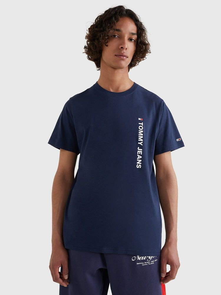 Tommy Jeans Black Crewneck T-Shirt Size: S