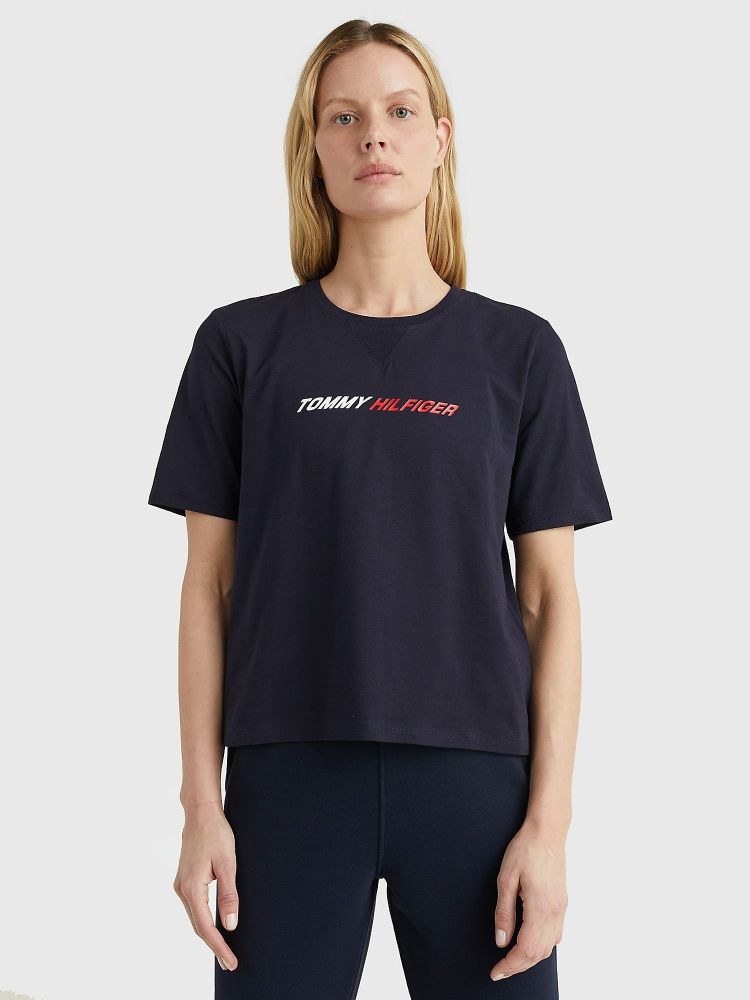 Tommy Hilfiger Logo Crewneck T-Shirt Size: XS