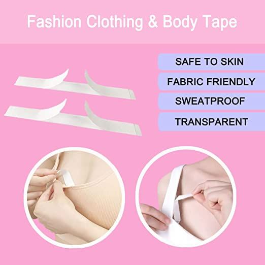 Double-Sided Tape For Clothes Fabric And Body