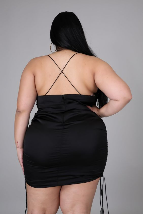 Black Long Talks Dress Size: 2XL #F6758