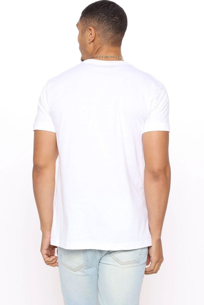 Wolf 2 Short Sleeve White T-Shirt Size: XL