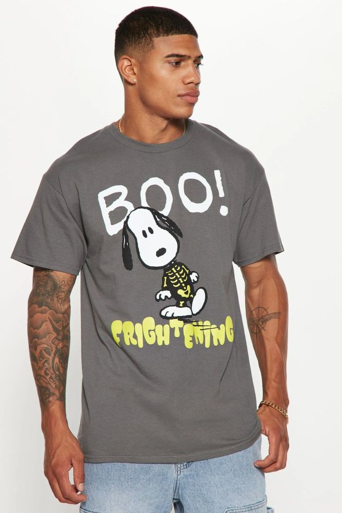 Snoopy Skeleton Short Sleeve T-Shirt Size: 3XL