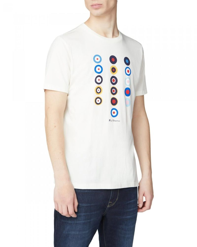 Ben Sherman Bright White History of Target T-Shirt Size: S