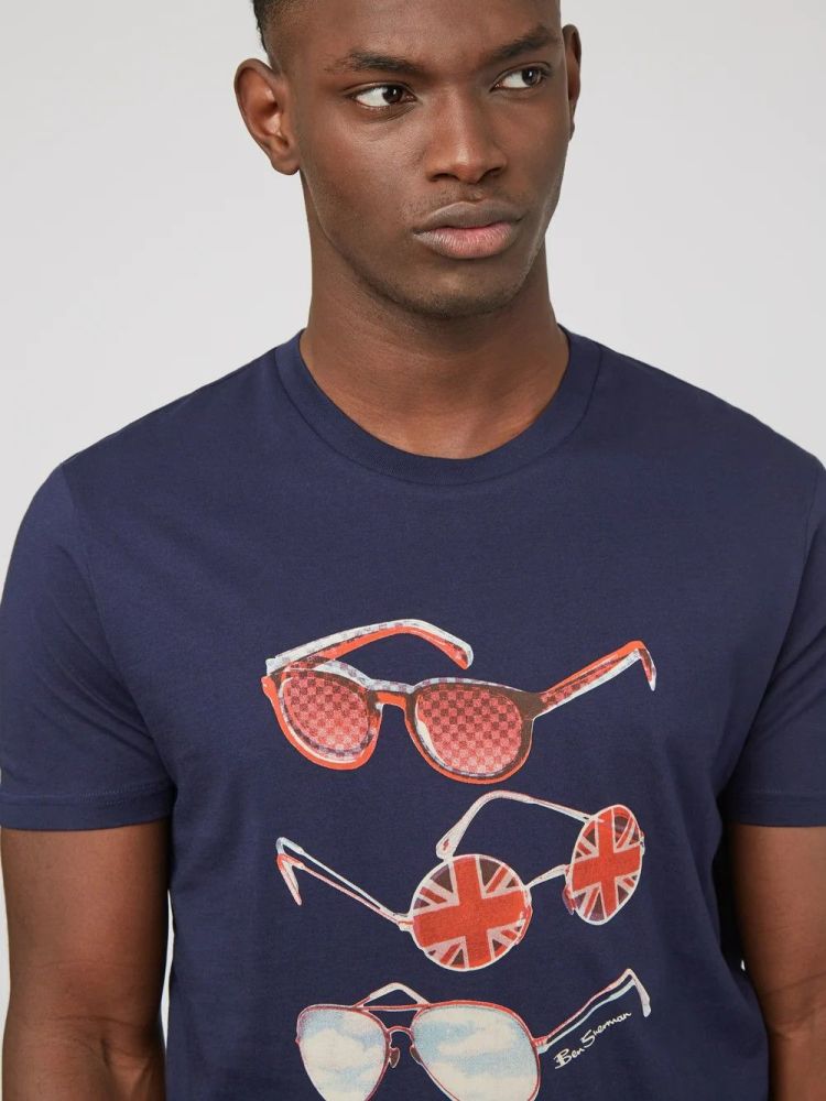 Ben Sherman Summer Shades Graphic T-Shirt Size: 2XL