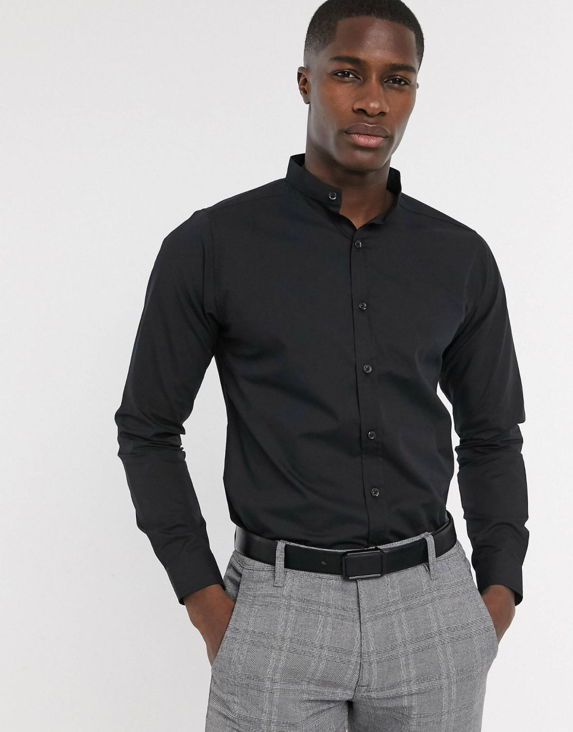 U.S. Grand Black Cotton Men's Shirt main image 1