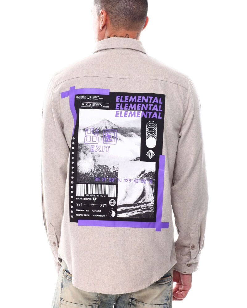 Elemental L/S Woven Shirt Size: S