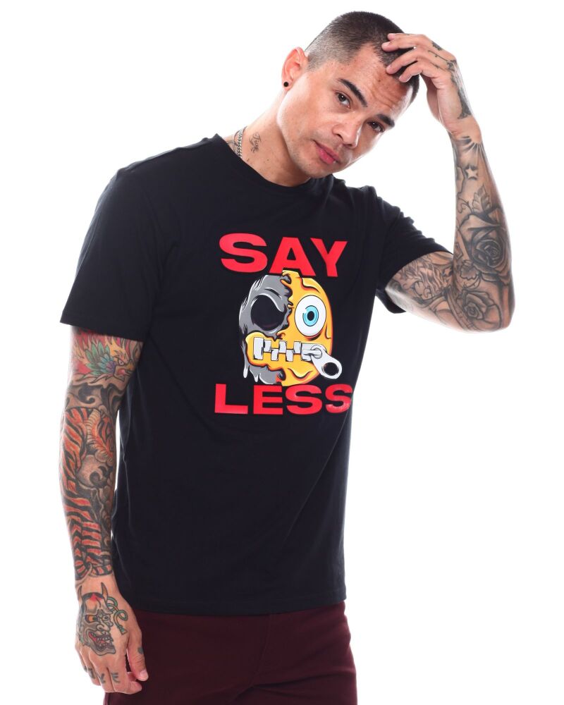 The Say Less Graphic Print T-Shirt Size: M