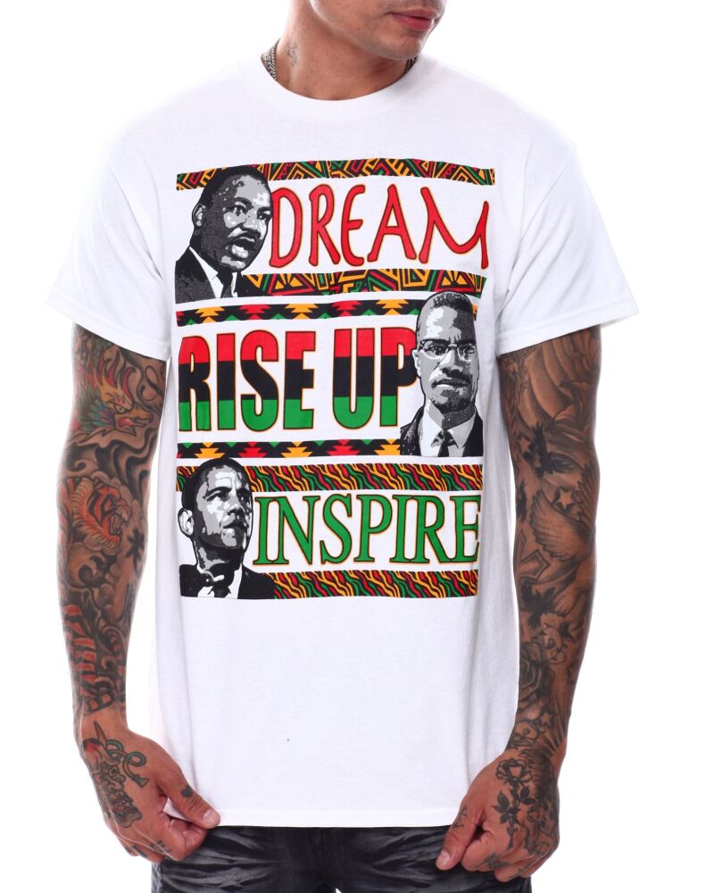 All Power White Graphic Print T-Shirt Size: S