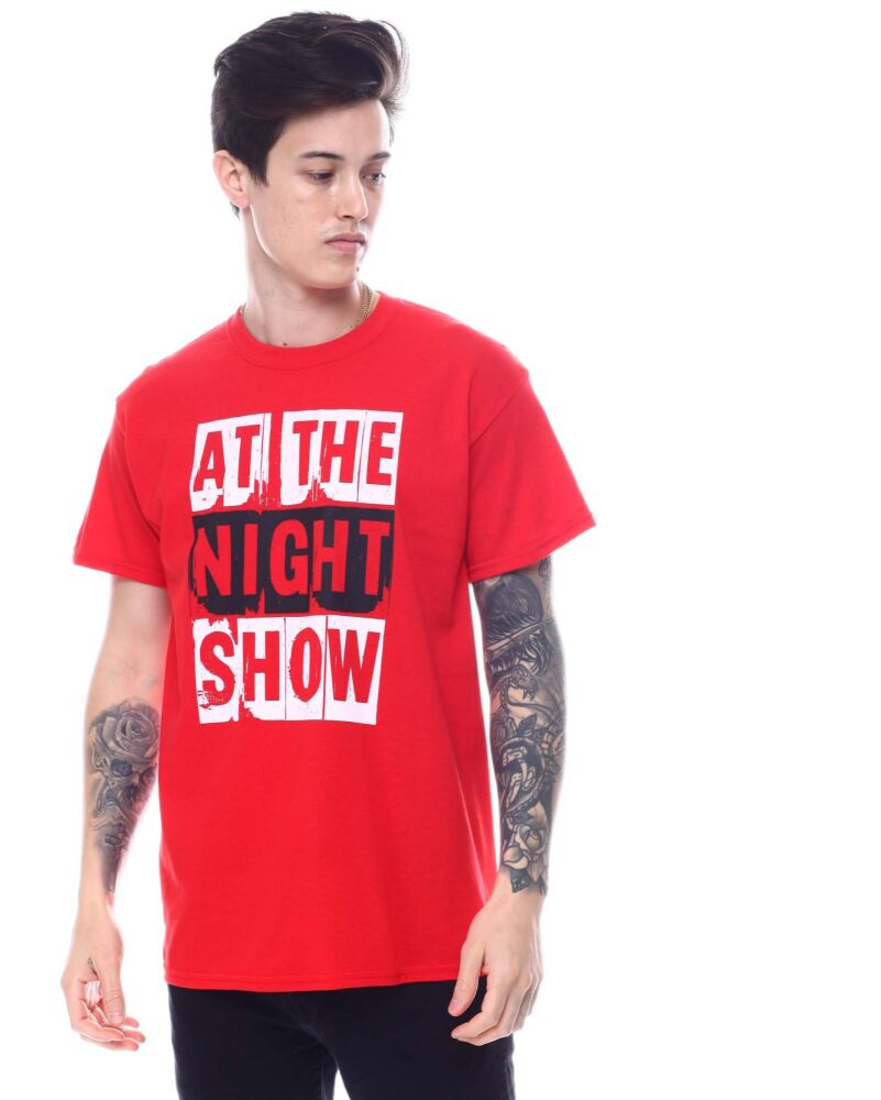 At the Night Show Red Tee Size: M