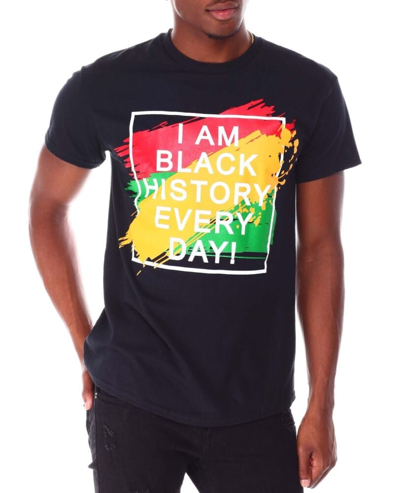 I Am Black History Printed Tee Size: S