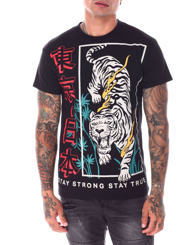 Stay Strong Stay True Graphic Print T-Shirt Size: M