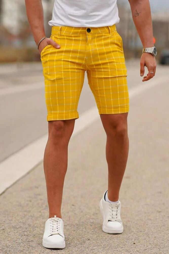 Skinny Casual Non-Stretch All-Match Suit Shorts