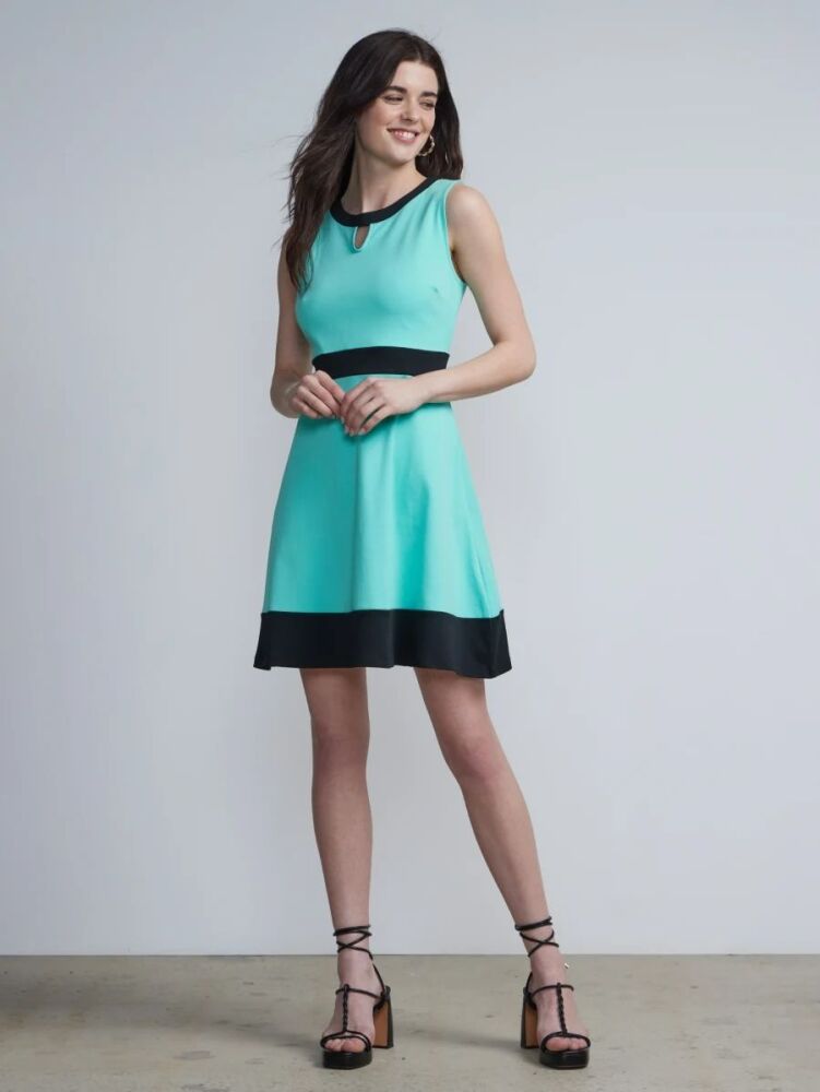 Skyscape Fit & Flare Dress Size: 1XL #DD49D