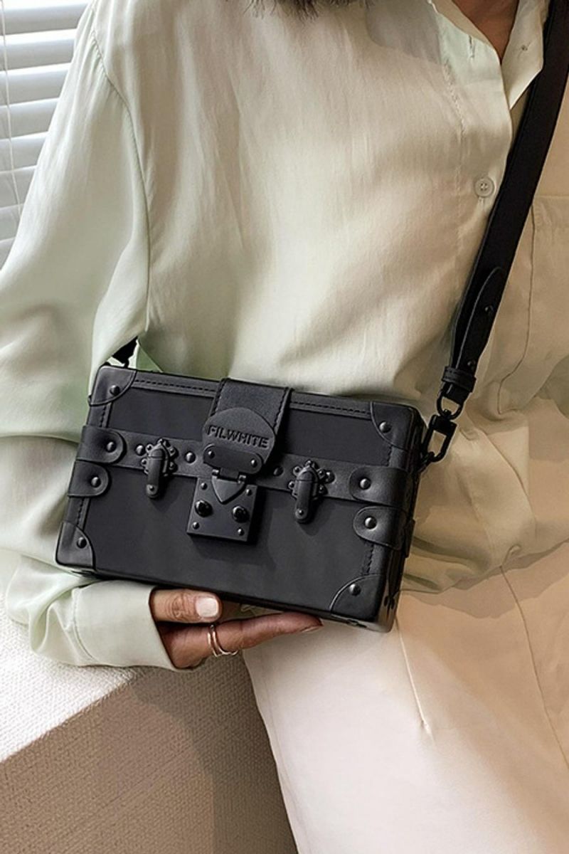 Black Box Shape Crossbody Bag Coming Soon