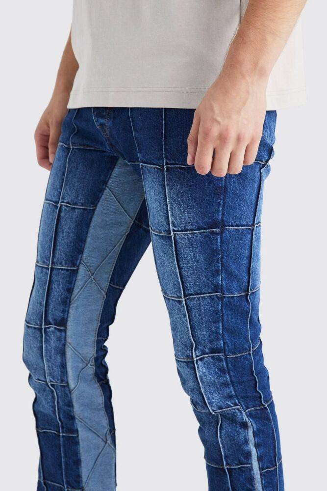 Vintage Mid Rise Slim Flare Jean