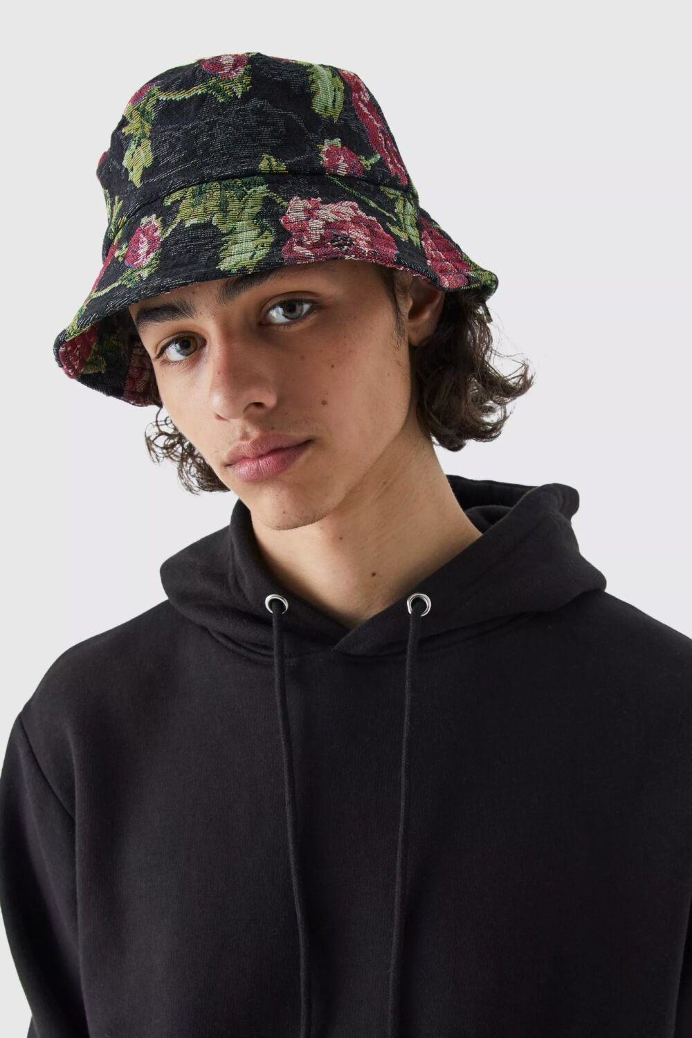 Floral Print Bucket Hat