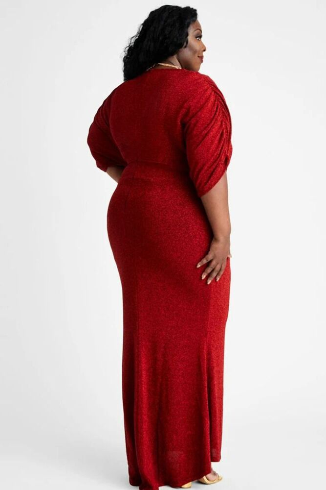 Size: L Red Long Hi-Lo Sexy Evening Dress SKU: C01219