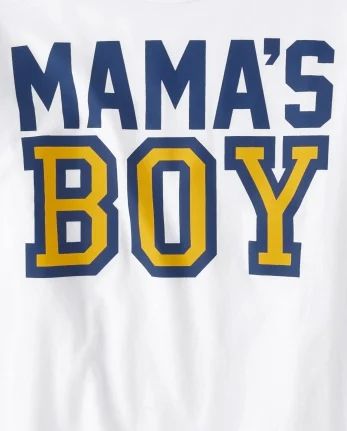 Boys Mama's Boy Graphic Print Tee Size: L (10/12)