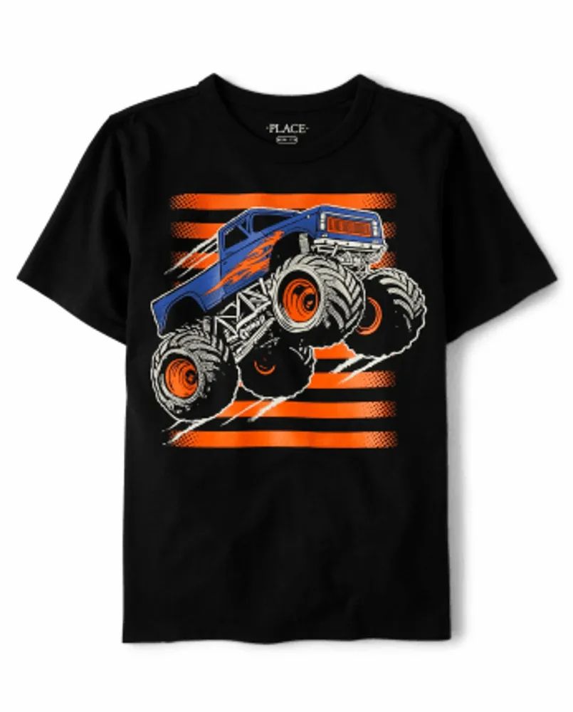 Boys Monster Truck Graphic Print Tee Size: XL (14)