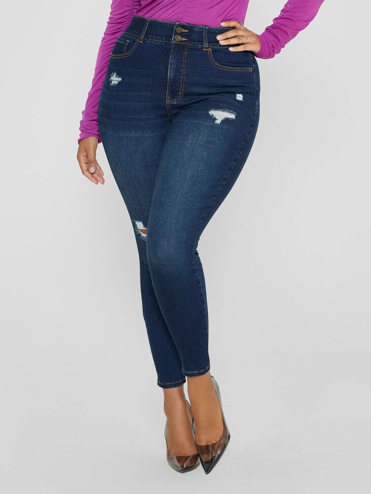 High Rise Curvy Fit Skinny Jeans SKU: 587960