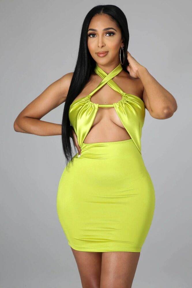 Buttercup Lime Dress Size: M SKU: D056453422