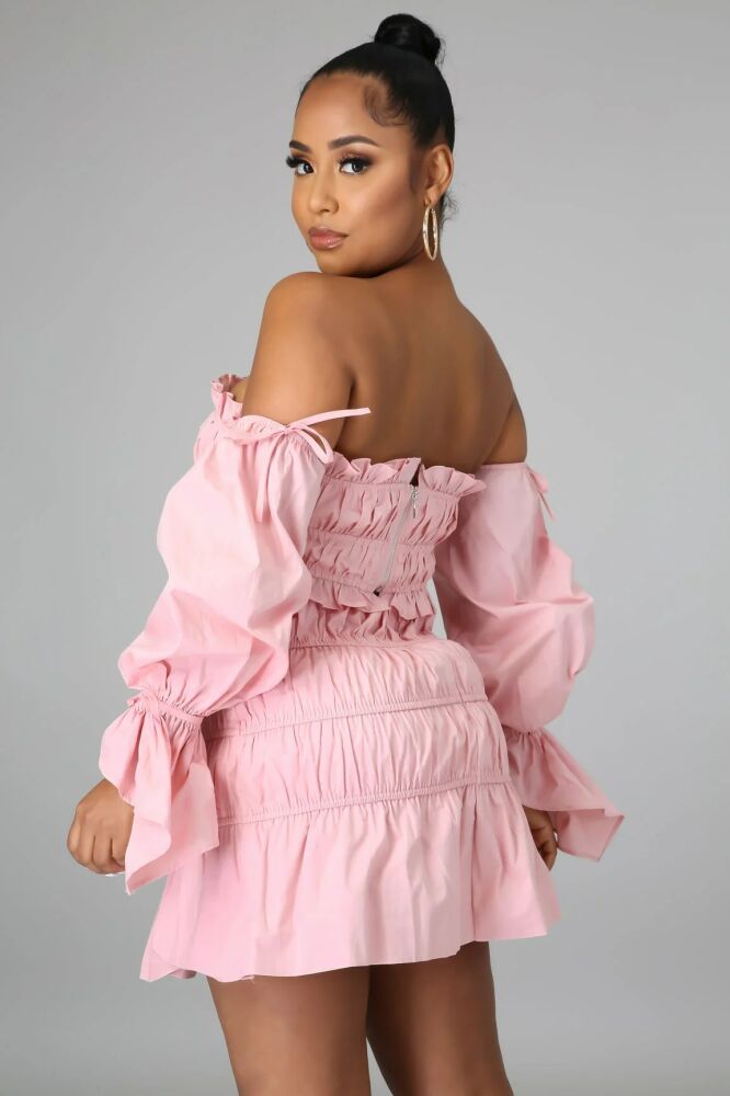 Pink Cutie Walking Skirt Set SKU: MS05674830