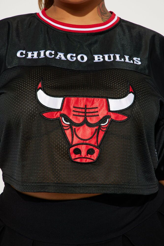 Chicago Bulls Black Cropped Top SKU: TS05674
