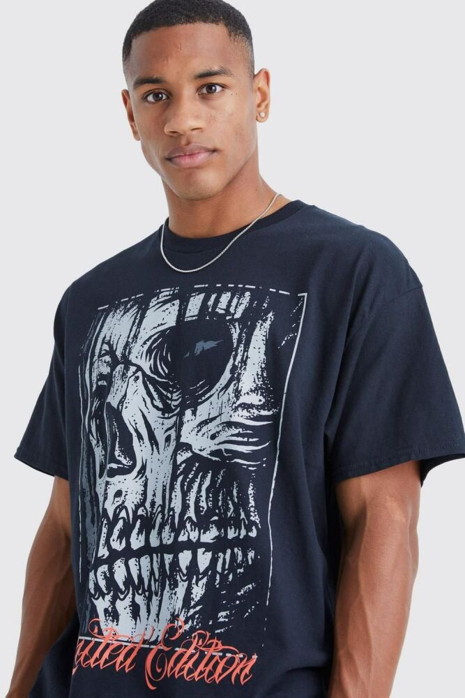 Oversized Limited Edition Skull T-shirt Size: XS