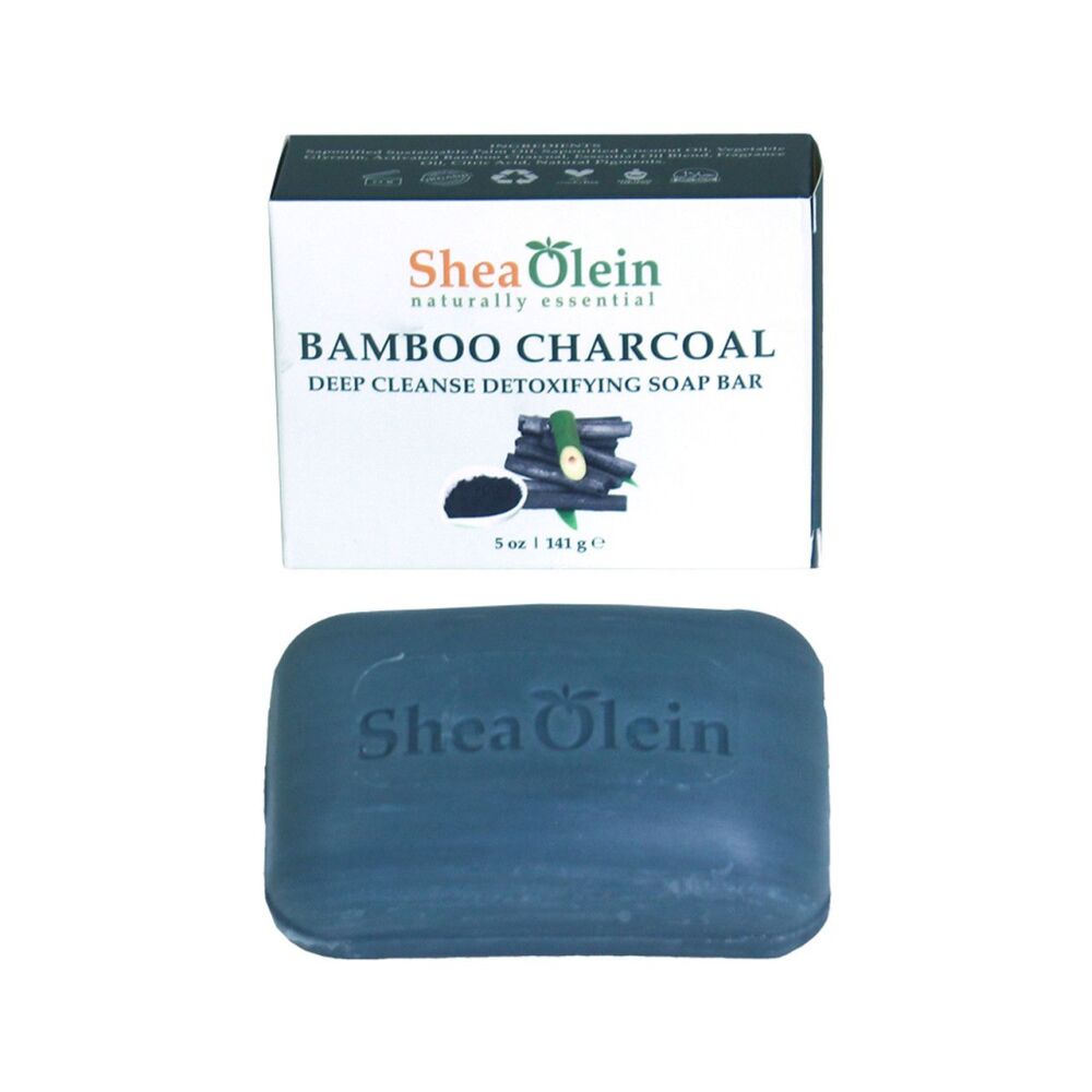 Activated Bamboo Charcoal Deep Cleanse Detoxifying Soap Bar