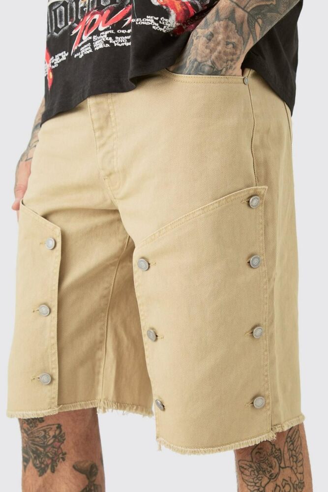 Tall Fixed Wasit Washed Twill Carpenter Relaxed Short