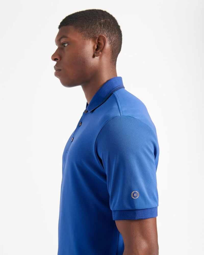 Ben Sherman Royal Blue 360 Motion Stretch Polo