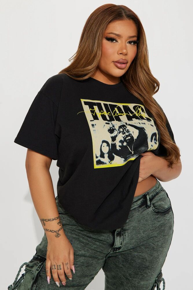 Tupac West Coast Black Wash Tee