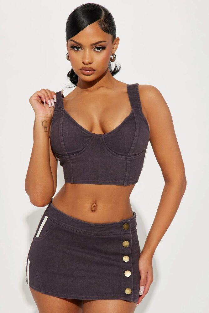 Micro Mini Skirt Set Size: L