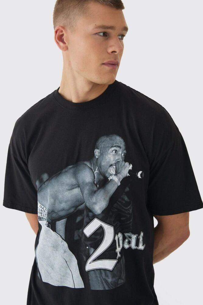 COMING SOON Oversized Tupac License Print T-Shirt SKU: 804553