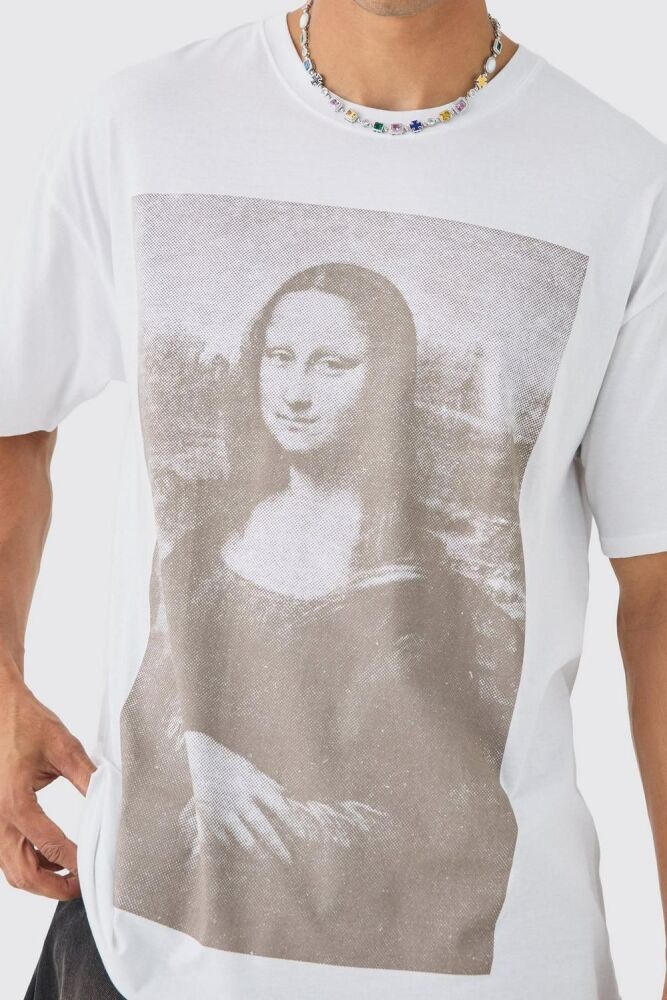 COMING SOON Oversized Mona Lisa License Print T-shirt SKU: 802201