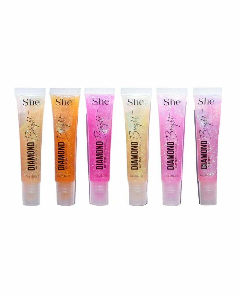 S.HE Diamond Bright Glitter Lip Gloss