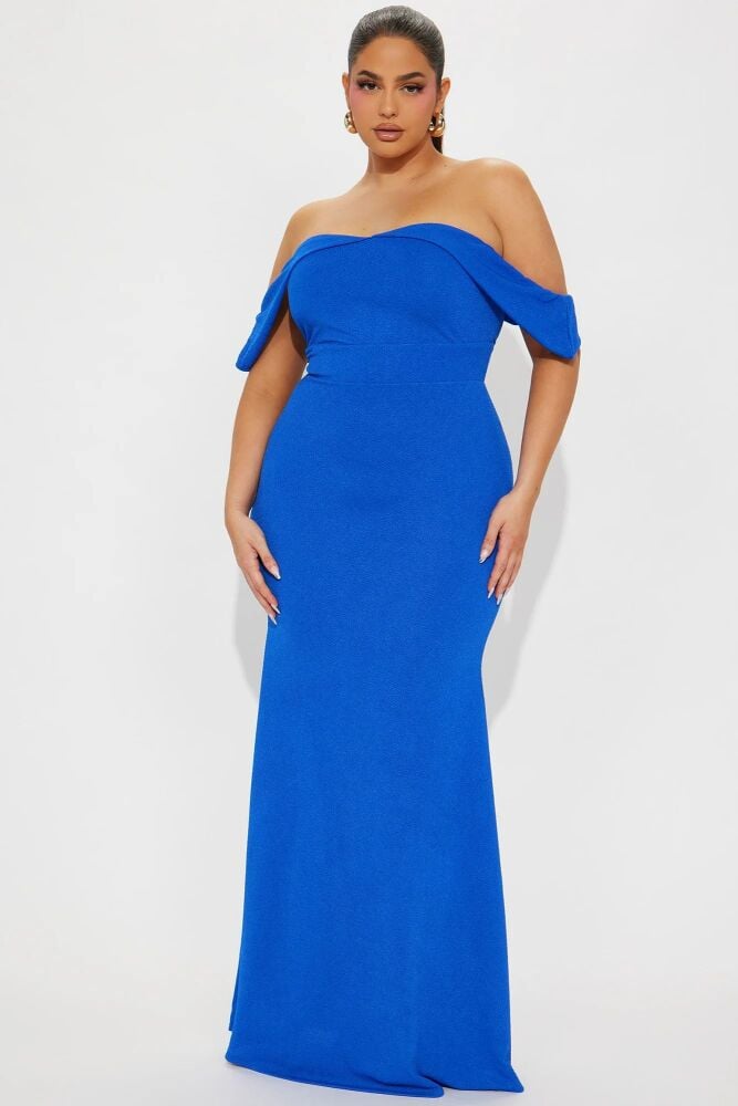 Royal Grace Off-Shoulder Gown SKU: 5647810