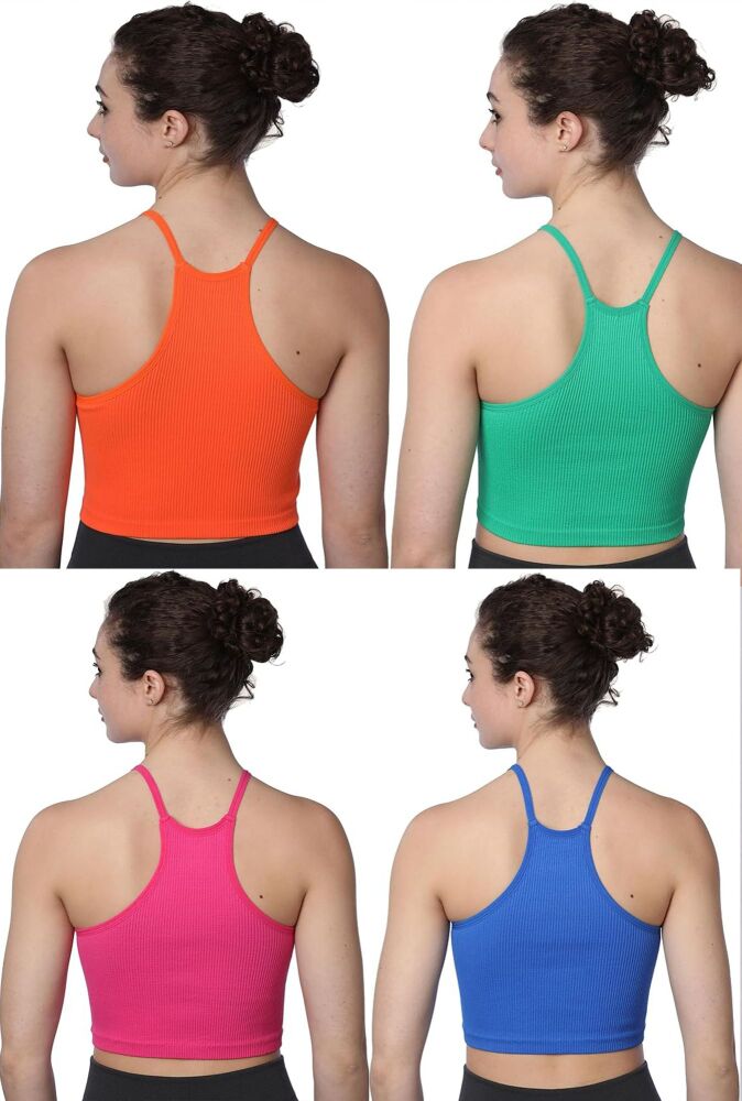 Ribbed Racerback Tank Tops (Assorted Colors)SKU: 31248792