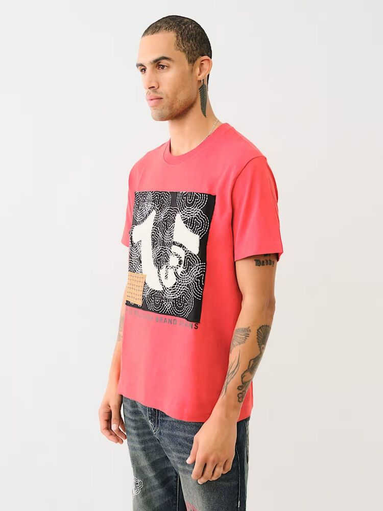 True Religion Red Graphic Tee SKU: 56789214