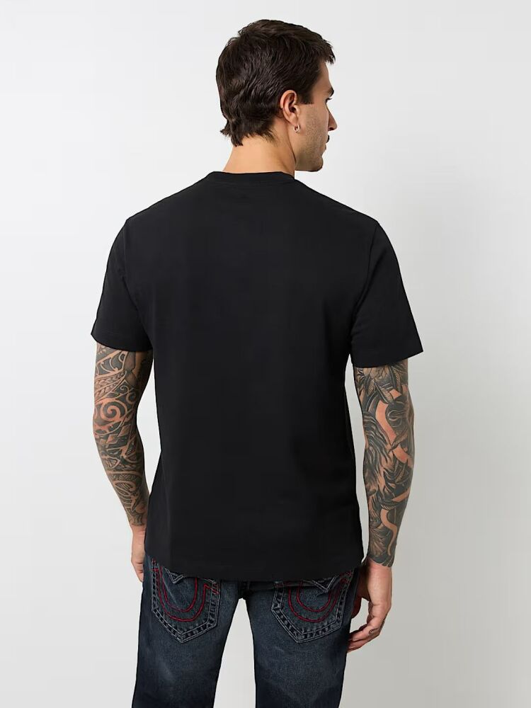 True Religion Black Graphic Tee Size: L SKU: 98231547