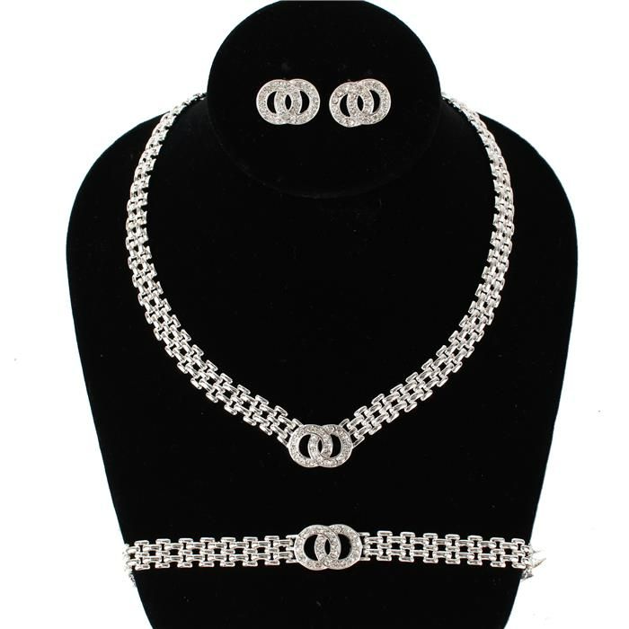 Fashion Luxurious Jewelry Set SKU: 121407GD