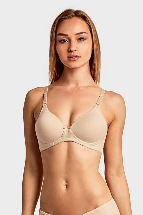 Women's Cotton Padded Bra Set SKU: 65829417