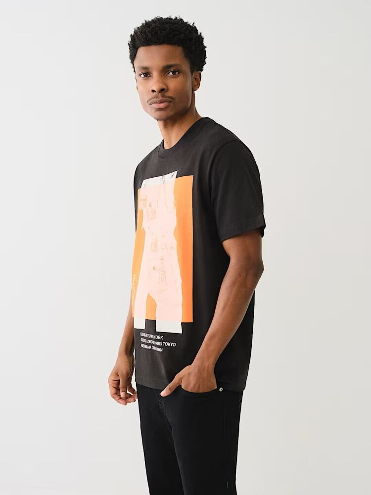 True Religion Black Graphic Tee SKU: 6879602