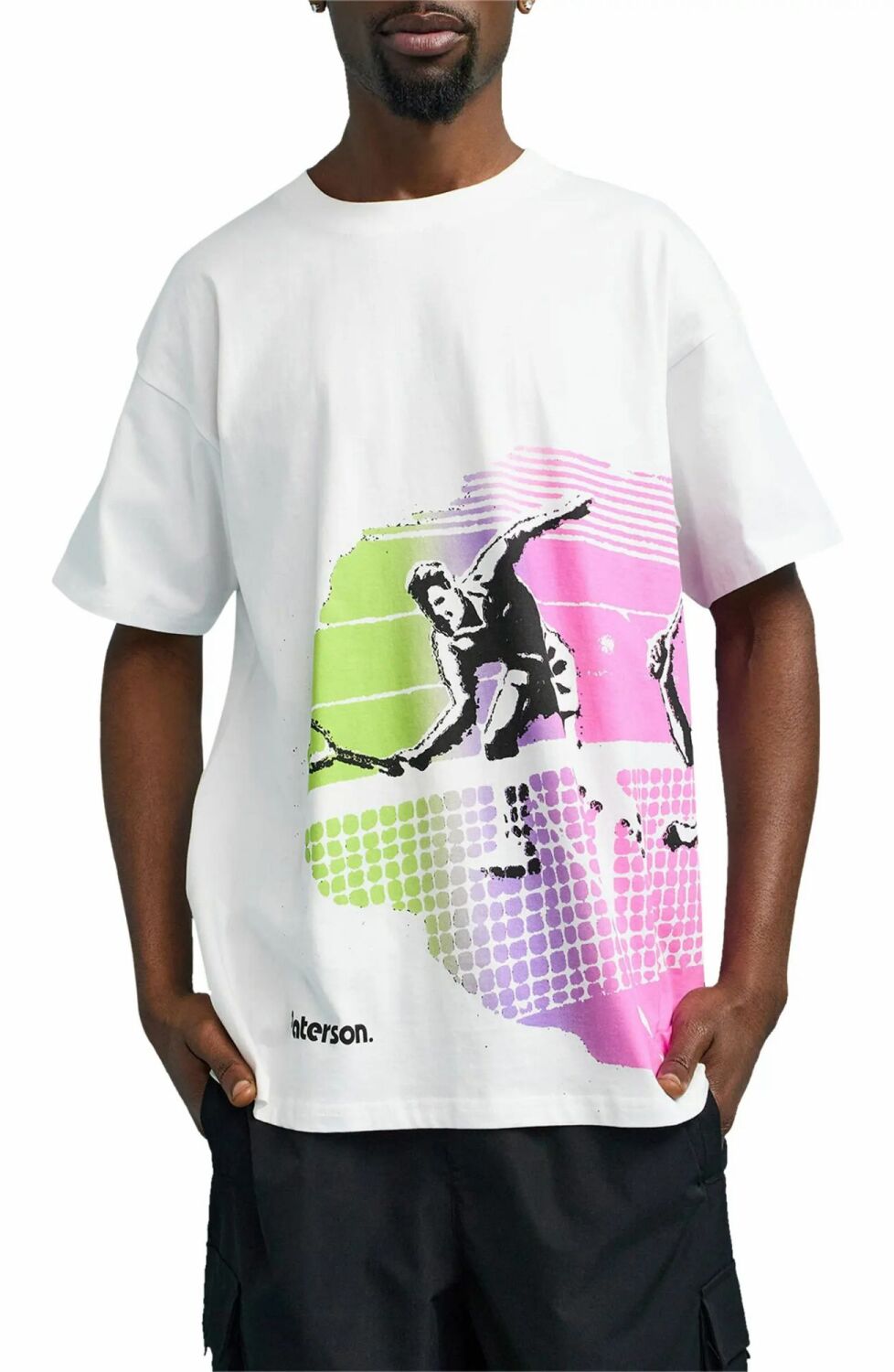 Paterson White Oversize Graphic T-Shirt SKU: 8049813