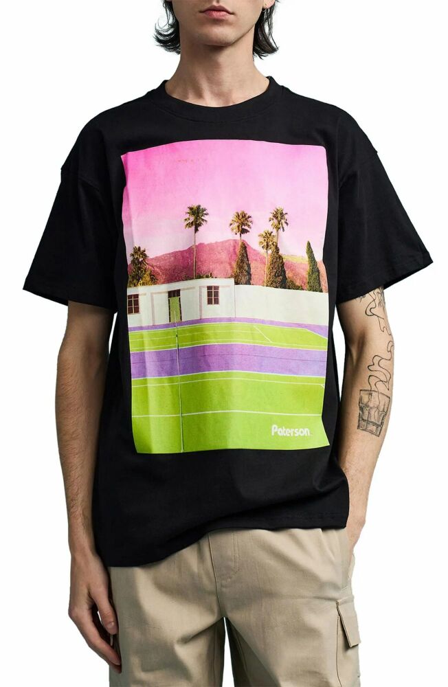 Paterson Palm Springs Court Graphic T-Shirt Size: S SKU: M089740