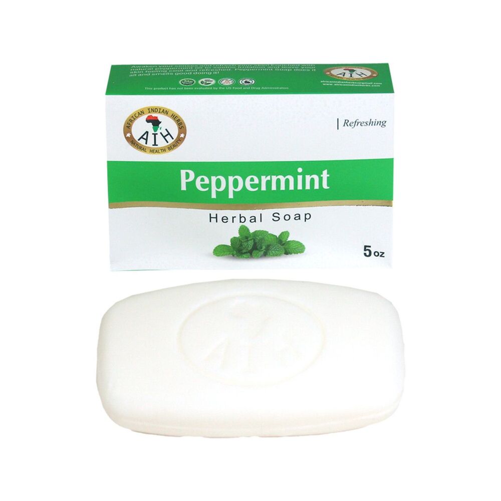 Peppermint Herbal Soap 5oz. SKU: MD342