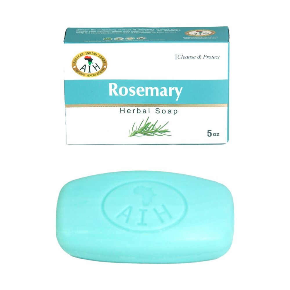 African Indian Herbs Rosemary Soap 5 oz. SKU: M-D033