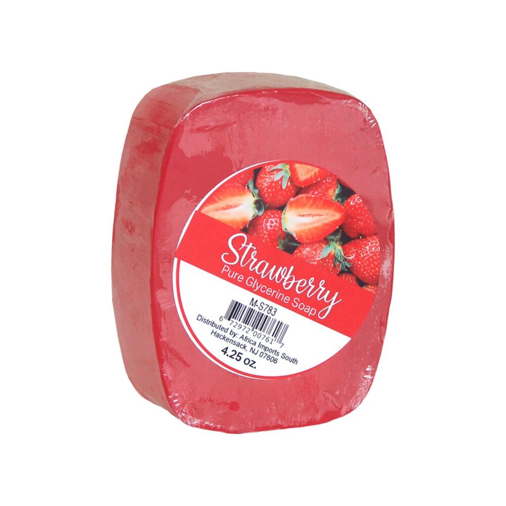 Strawberry Glycerine Soap Bar SKU: M-D670