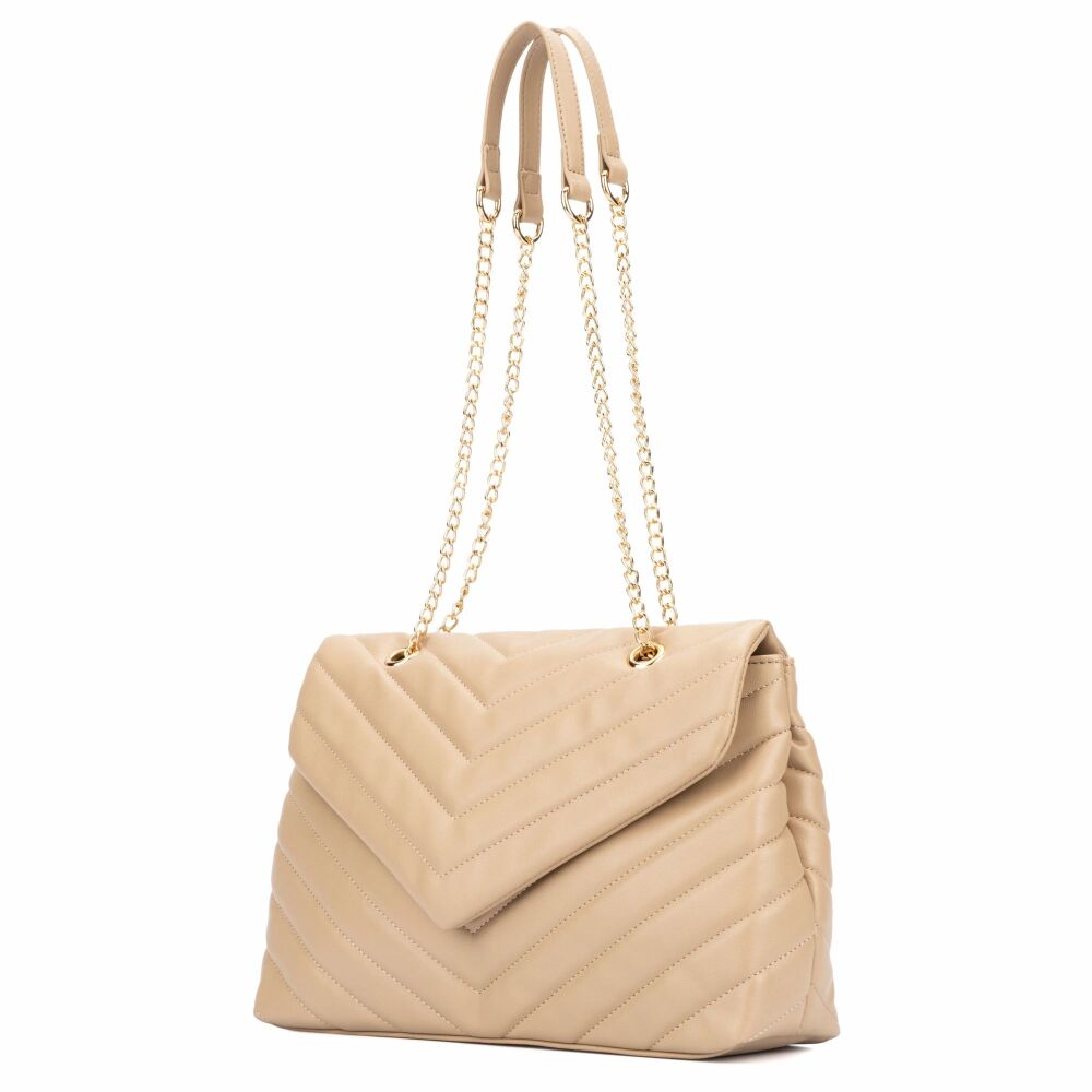 Tan Envelope Chain Shoulder Bag SKU: B0-M9971